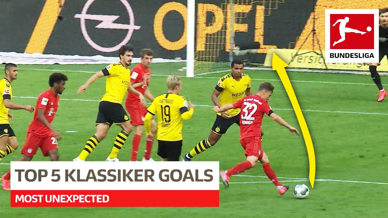 Most Unexpected Goals in Der Klassiker - Borussia Dortmund vs. FC Bayern M&uuml;nchen