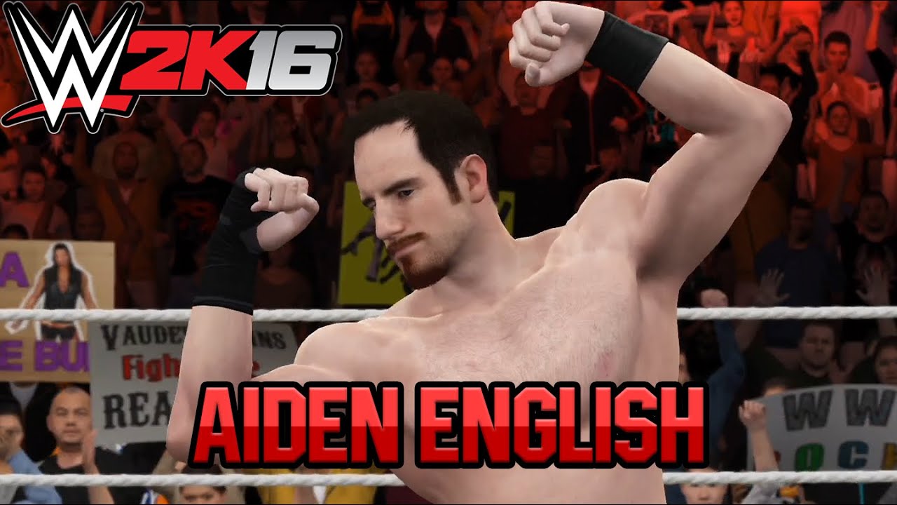 WWE 2K16 ► Aiden English (Entrance, Signature, & Finisher)