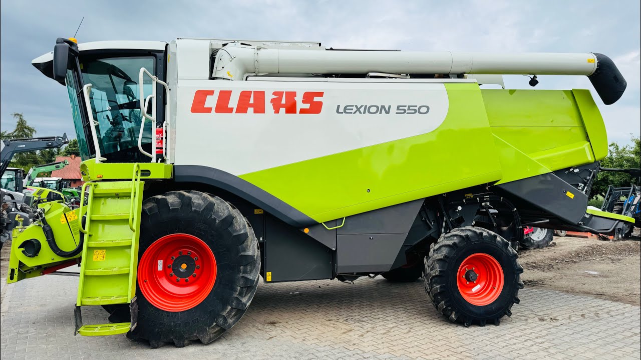 Claas Lexion 550, 2009r ostatni wypust, heder V750 z wózkiem, 330KM, mocny sprzęt, prezentacja