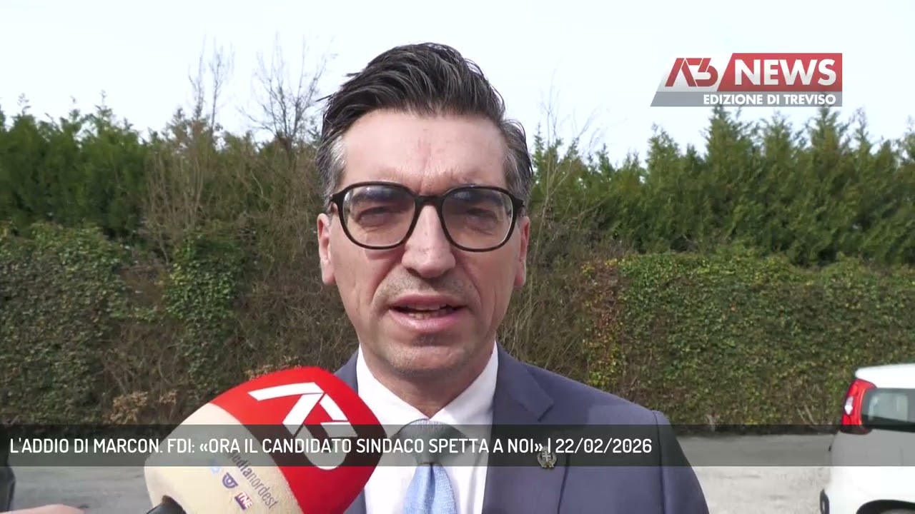 L'ADDIO DI MARCON. FDI: «ORA IL CANDIDATO SINDACO SPETTA A NOI» | 22/02/2026