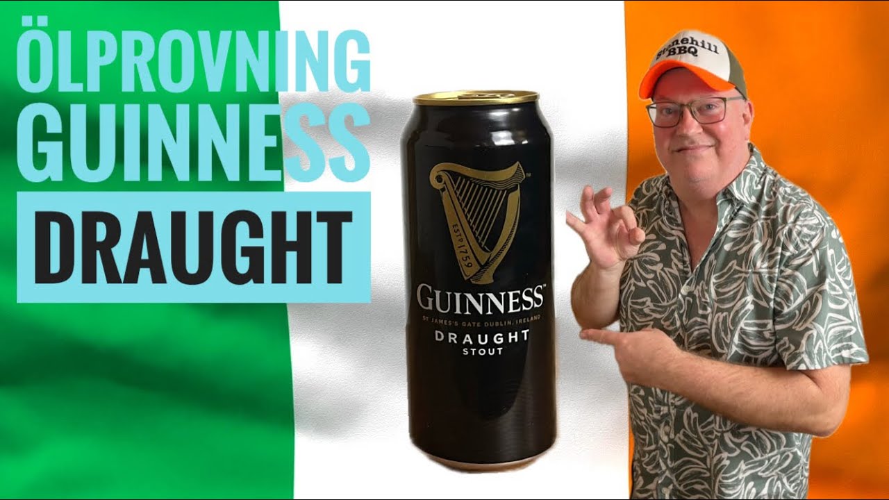 Ölprovning. Är Guinness en bra öl? Jag testar lagom till St. Patrick’s Day.