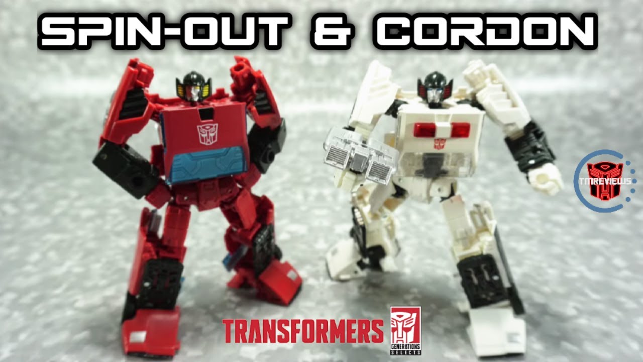 Hasbro Transformers WFC Generations Selects Spinout and Cordon
