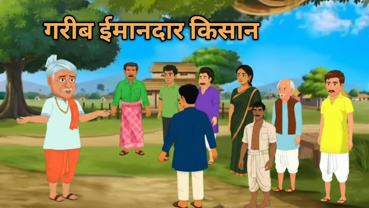 ईमानदार किसान । Kisan ki kahani | New kahaniyan stories | Hindi kahani | moral story hindi 