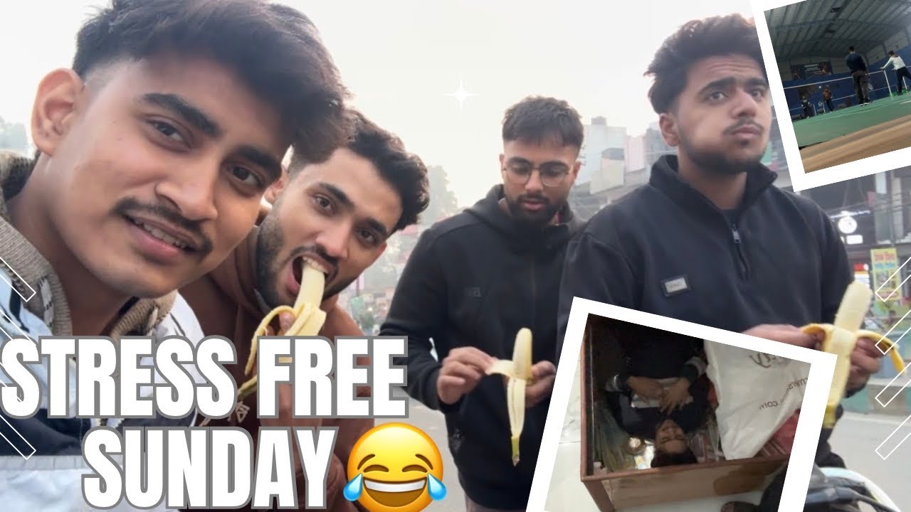 Sunday vlog || shooting reel, badminton ||🍌😂