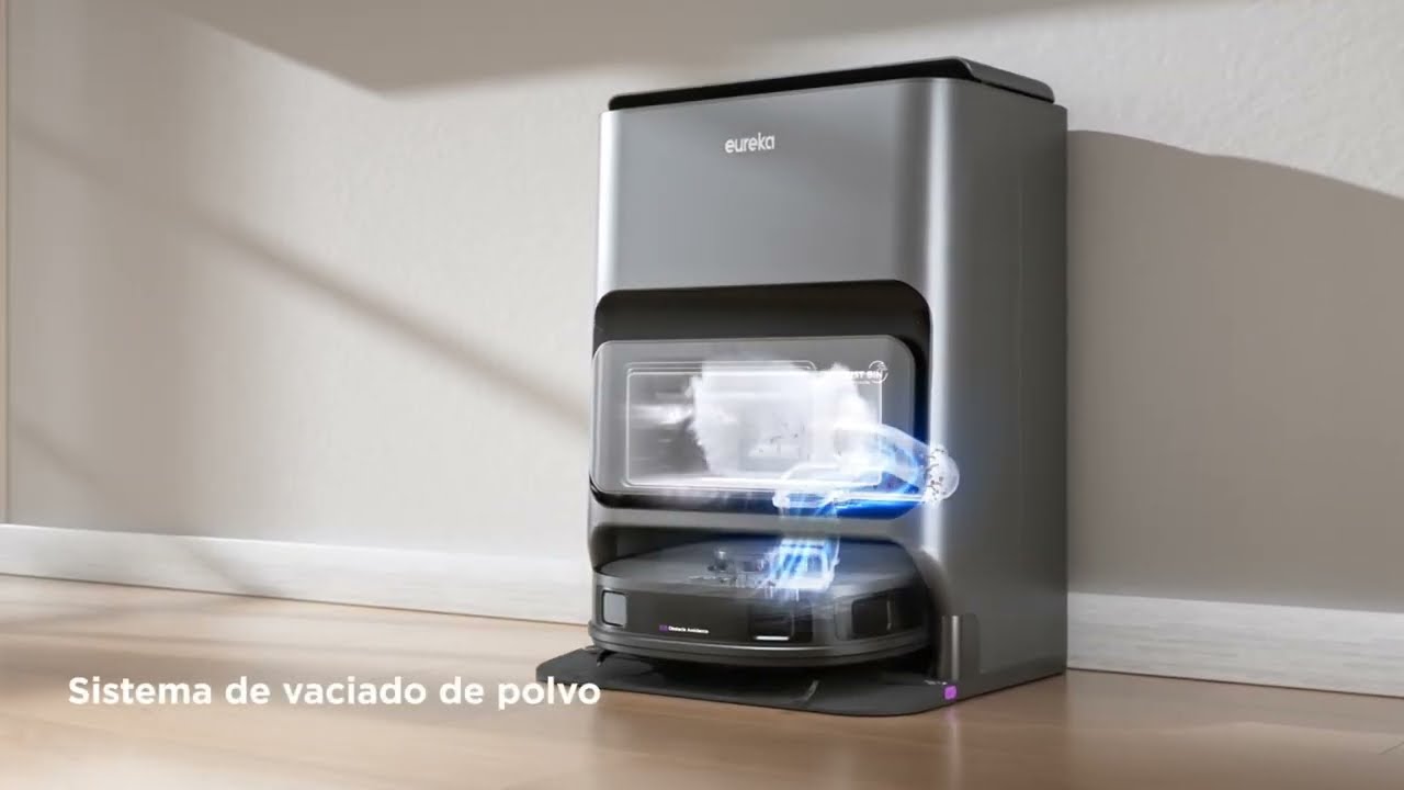 EUREKA J12 Ultra Robot Aspirador Friegasuelos Auto: Vaciado-Lavado-Secado. LiDAR-Review-Opiniones