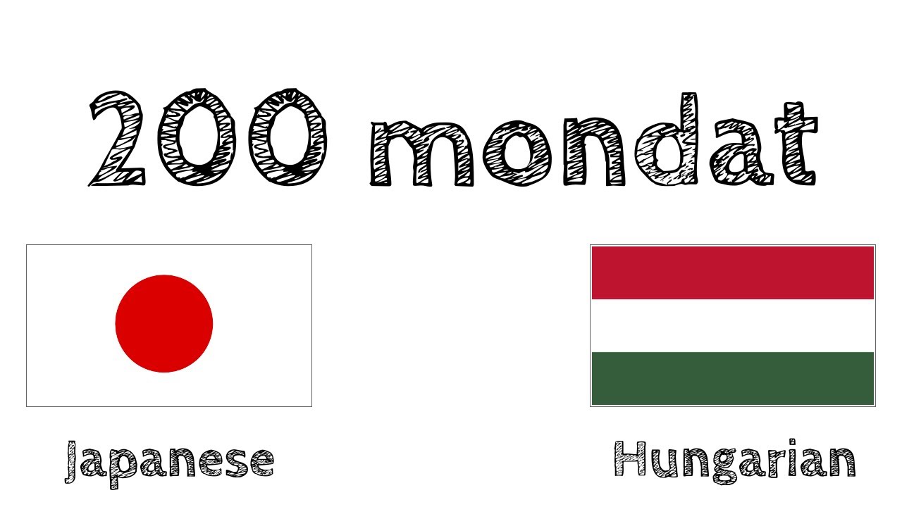 200 mondat - Japán - Magyar