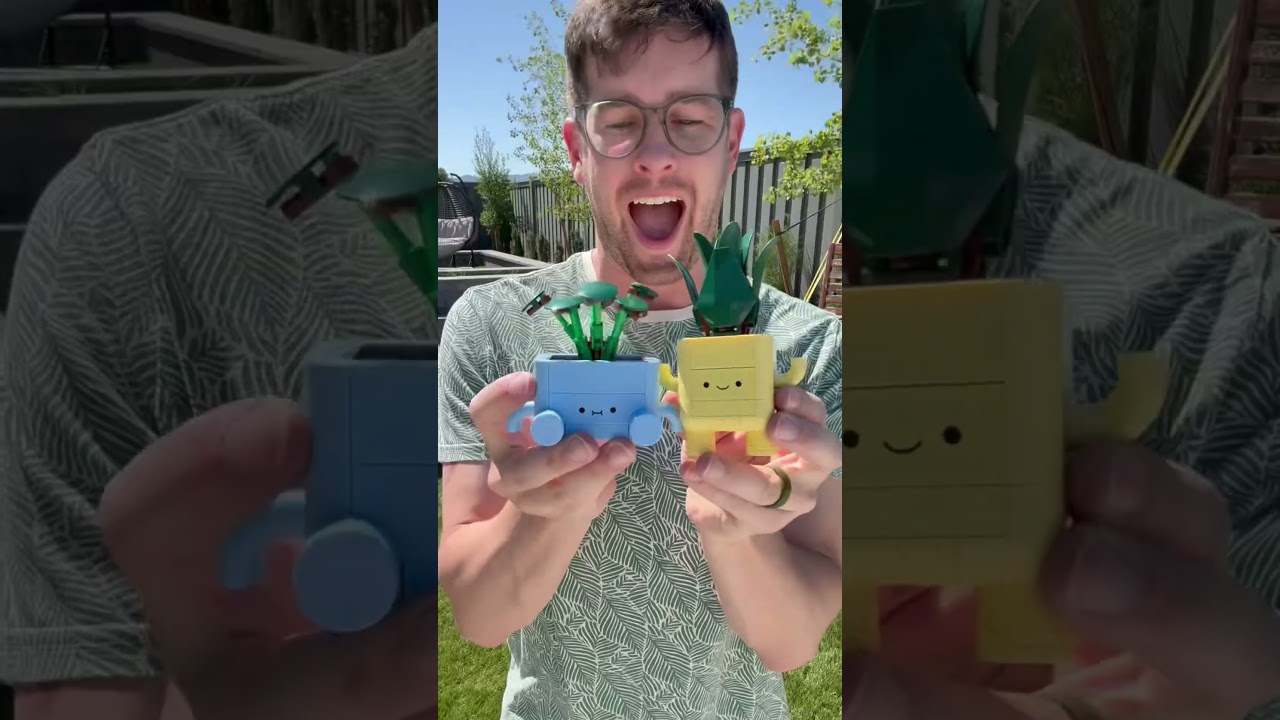 New LEGO Happy Plants build! One of the cutest LEGO sets ever! 😍
