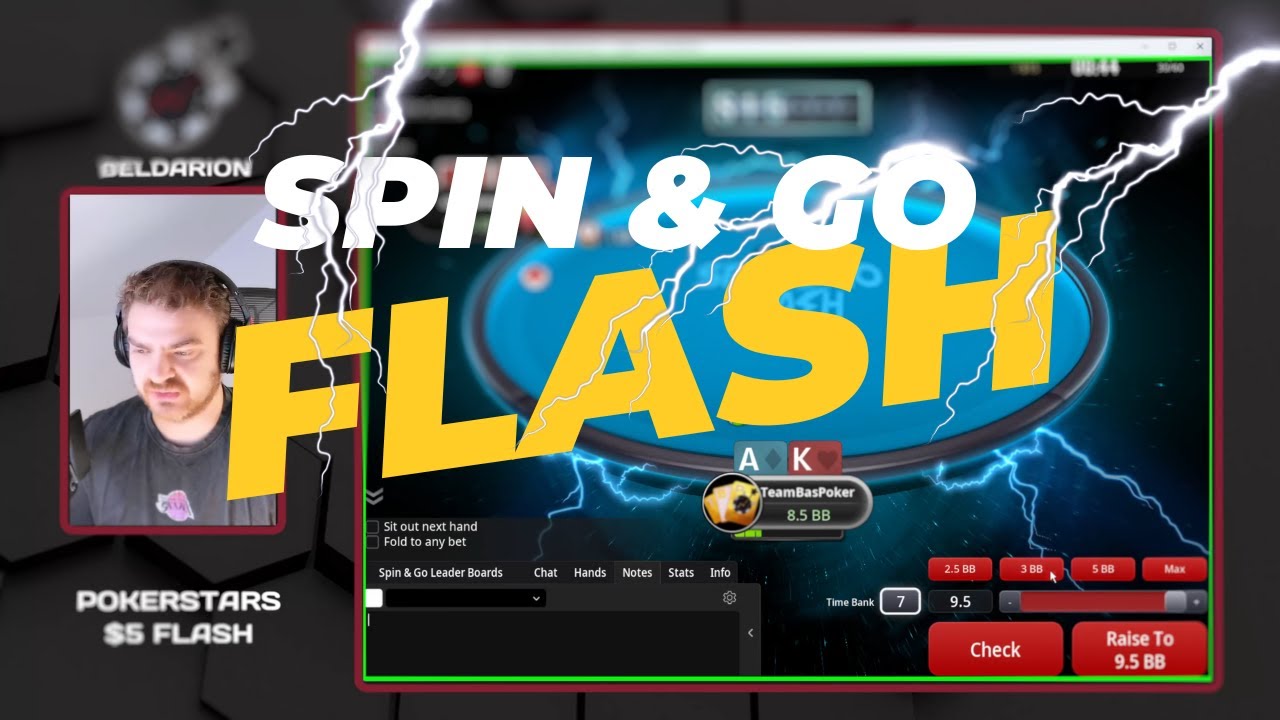 How to CRUSH Pokerstars Flash Spins | $5 Flash Play & Explain