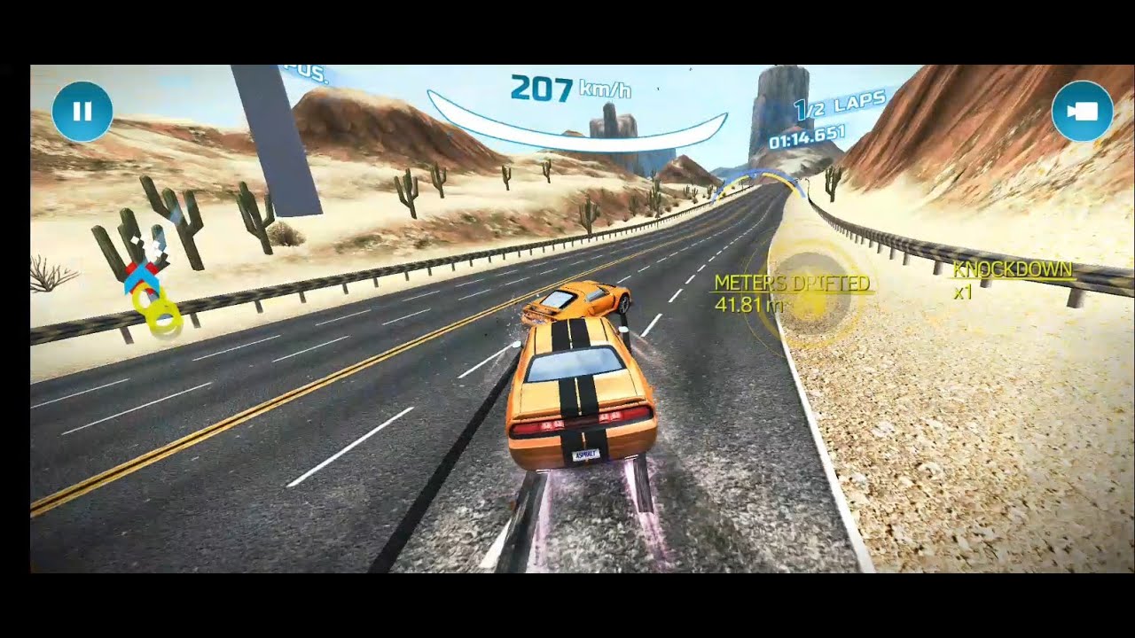 Asphalt Nitro | Dodge Challenger SRT8 1,409 Rank Knockdown Test
