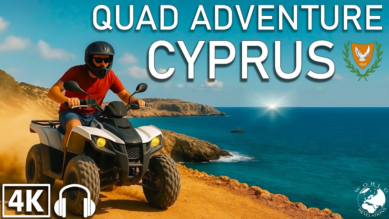 Quad Bike Adventure in Cyprus 🇨🇾 | Ayia Napa to Cape Greco in 4K