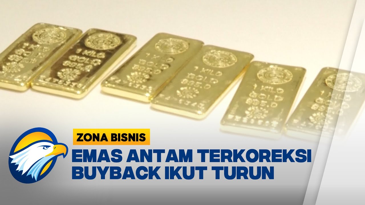 Harga Emas Antam Melemah Setelah Dua Pembaruan - [Zona Bisnis]