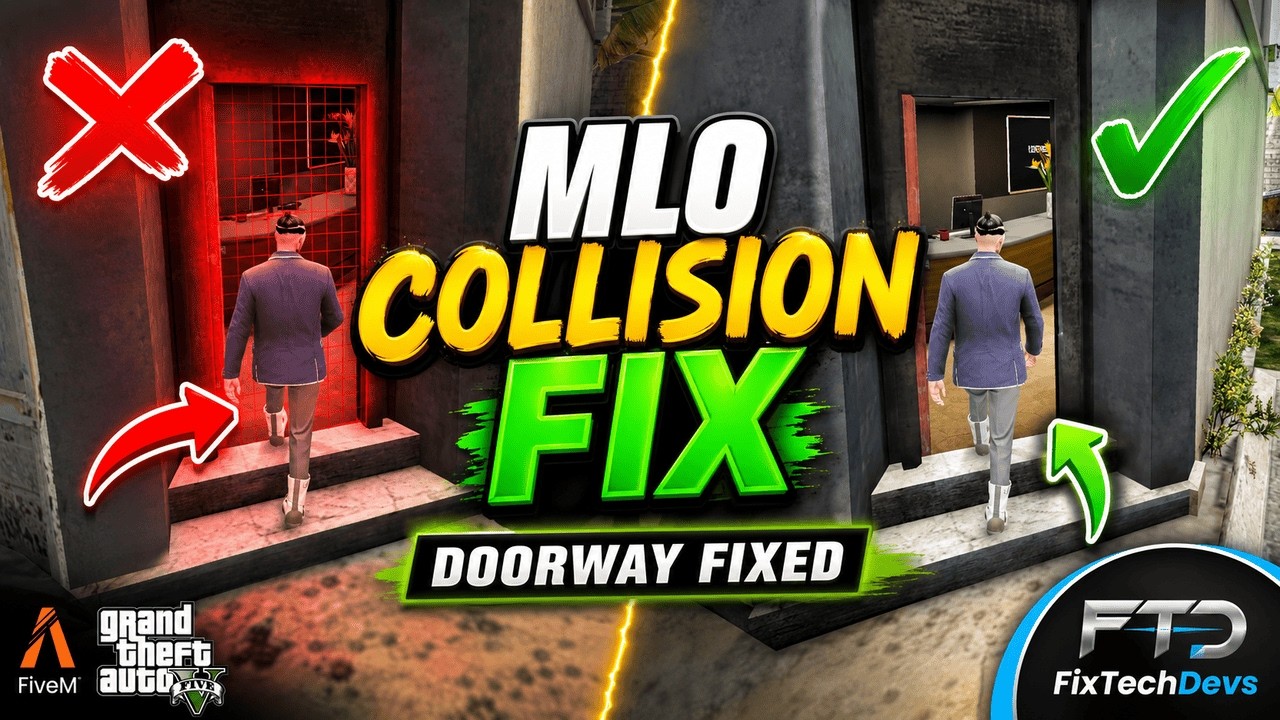 I FIXED This BROKEN FiveM MLO Doorway Collision! 😱 | MLO Collision Fix