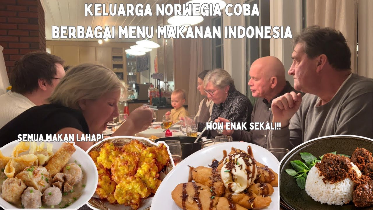 MASAK CATERING INDONESIA UNTUK KELUARGA NORWEGIA!