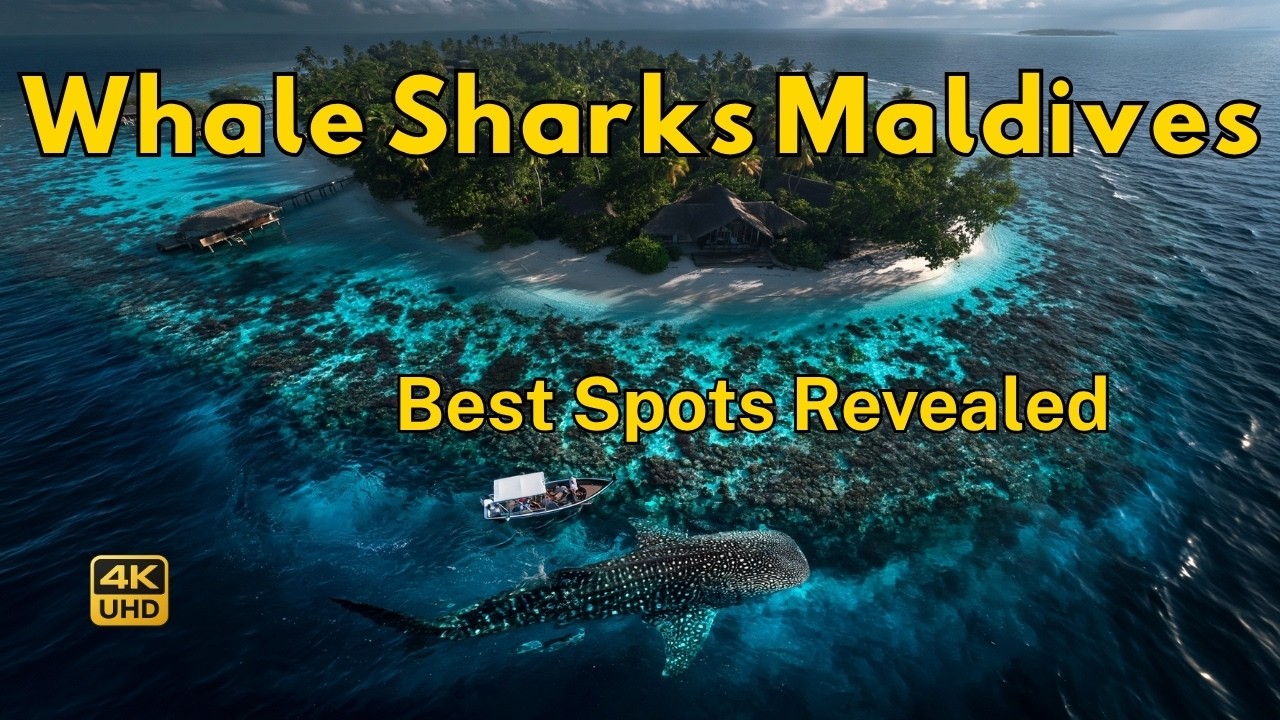🐋 5 Best Places to Swim with Whale Sharks in Maldives 🌊