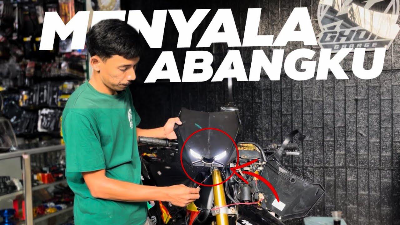 TUTORIAL MASANG LAMPU MATA DI PAPAN NOMER RMZ || ALA ALA GUE