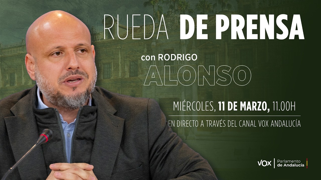 🔴  DIRECTO | Rueda de prensa de Rodrigo Alonso