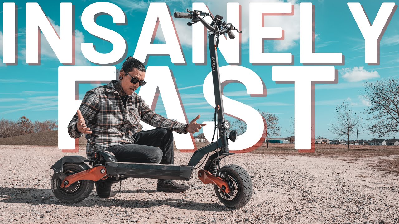 Varla Eagle One PRO Electric Scooter Is INSANELY FAST!  REVIEW, SPEED & TERRAIN TEST 2023