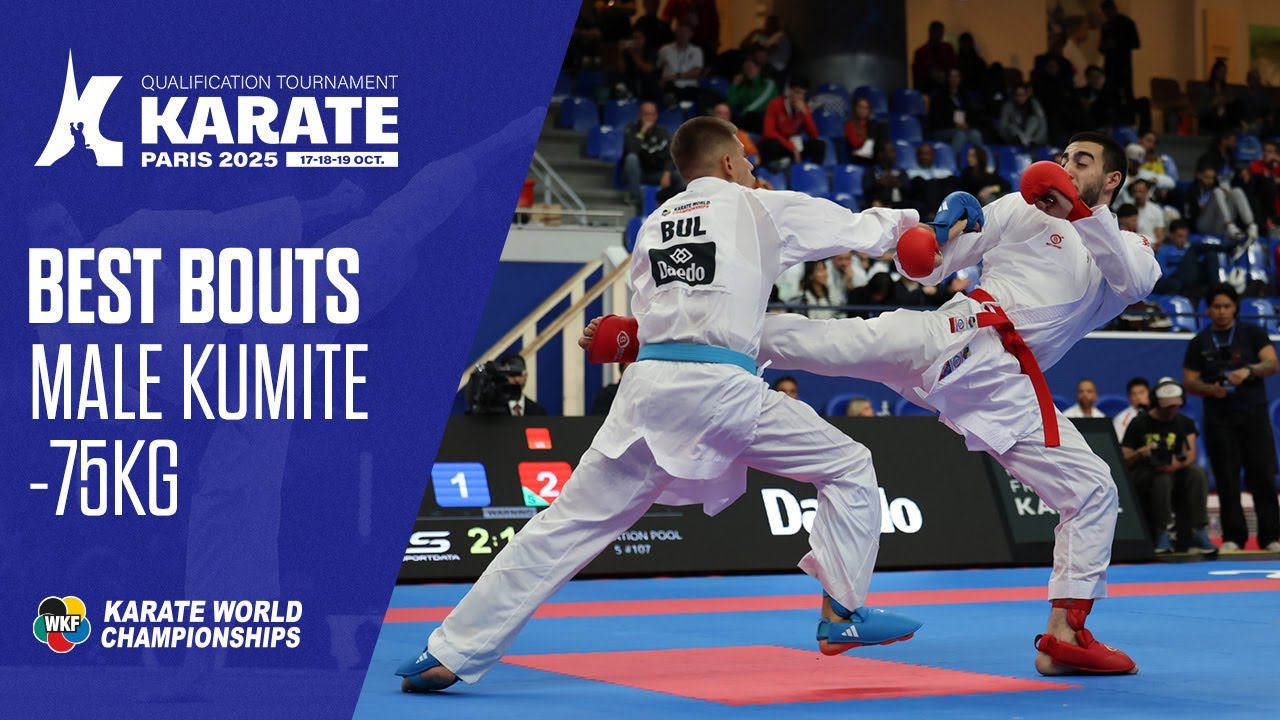 Best KARATE Bouts of Paris Qualification Tournament: MALE KUMITE -75KG | WORLD KARATE FEDERATION