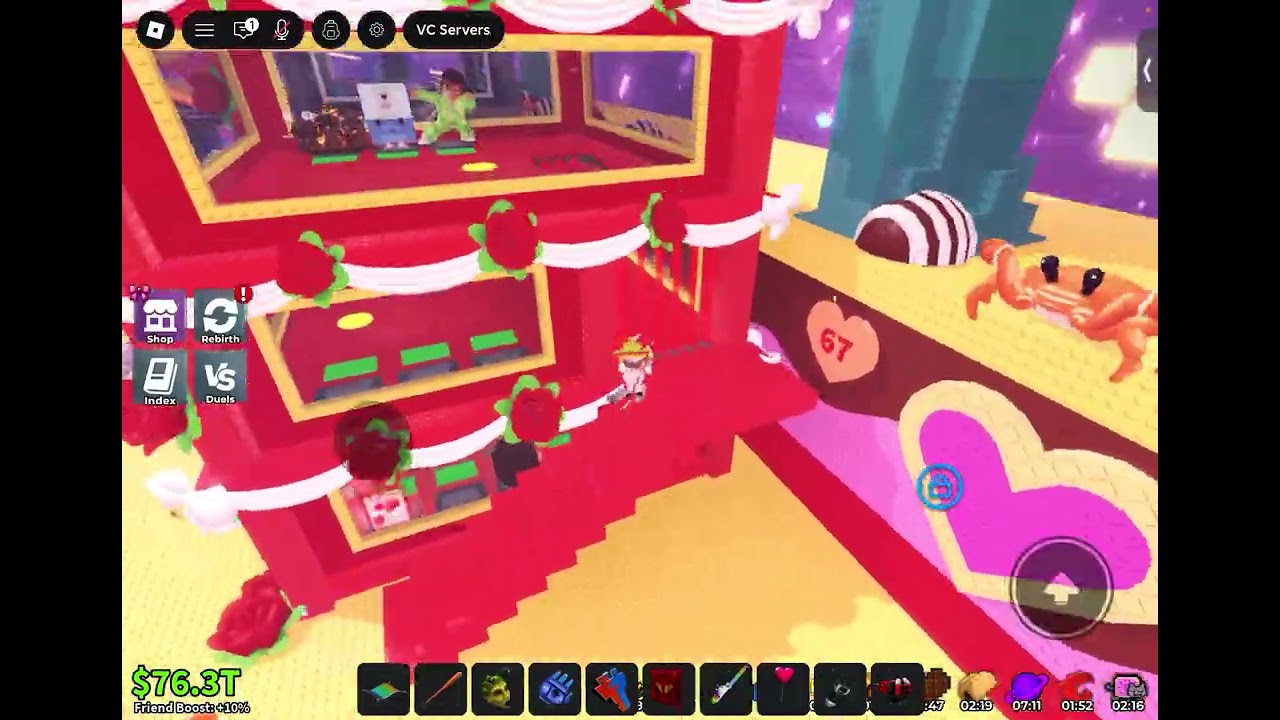 Aura farming a GALAXY LOS lucky blocks thanks to Sammy for spawning that my first time seeing that