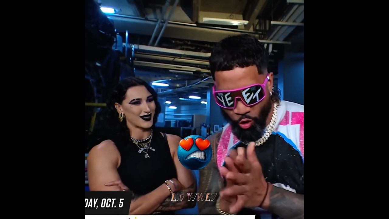 Rhea Ripley And Jey Uso Stand Face-to-Face with Finn Bálor🥶😱Edit #rhea #jeyuso #shorts #wwebackstage