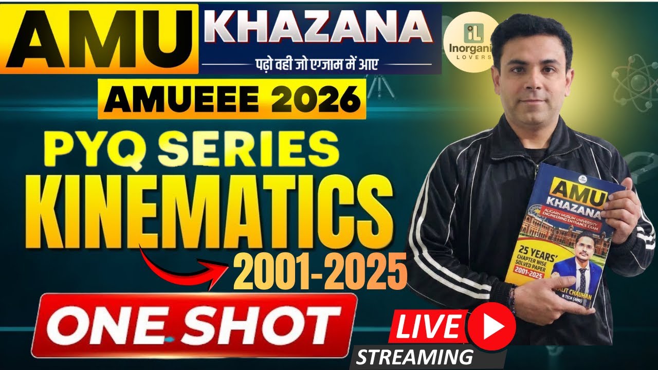 kinematic amueee 25 year pyqs part 2|kinematics amu btech pyqs solutions  2001-2025 