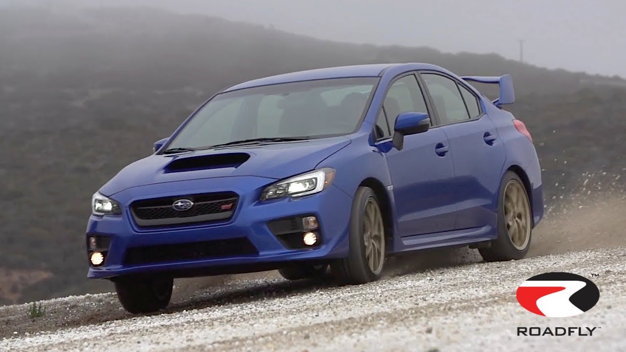 2015 Subaru WRX STI Review & Track Time with Charlie Romero by RoadflyTV