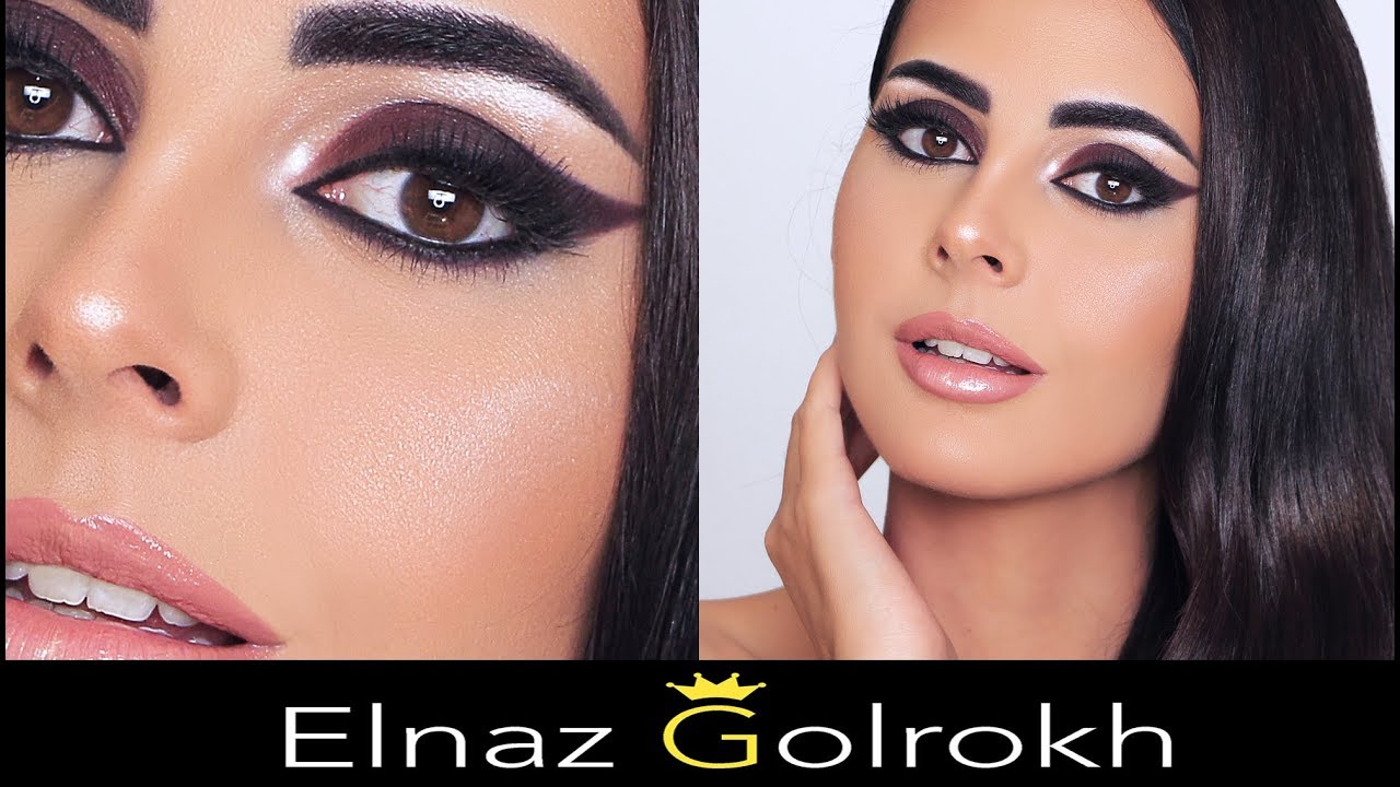 Easy Black Smokey Eye Tutorial with Elnaz Golrokh | آموزش آرايش چشم اسموكى با الناز گلرخ