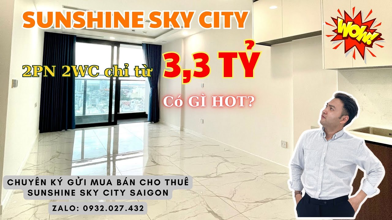 Căn 2PN2WC Giá Từ 3,3 tỷ tại Sunshine Sky City Saigon sẽ như thế nào?