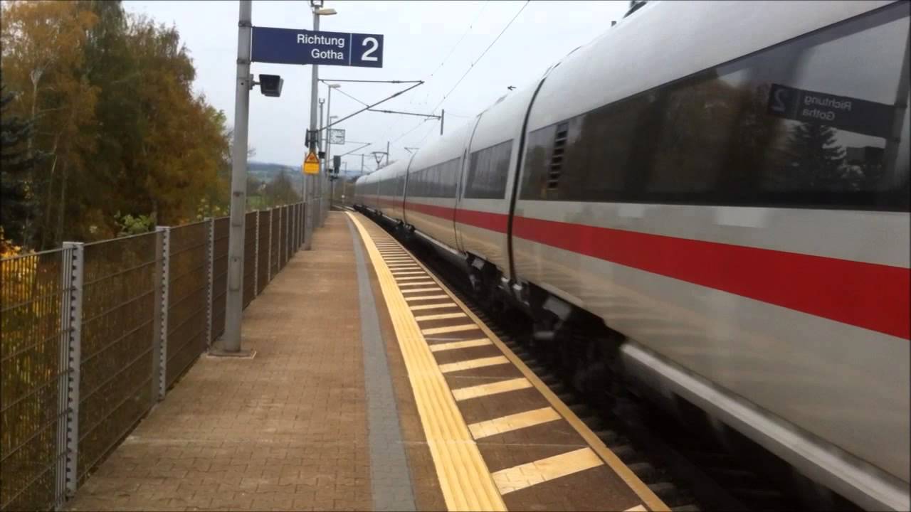 ICE Durschfahrt - S&auml;ttelst&auml;dt