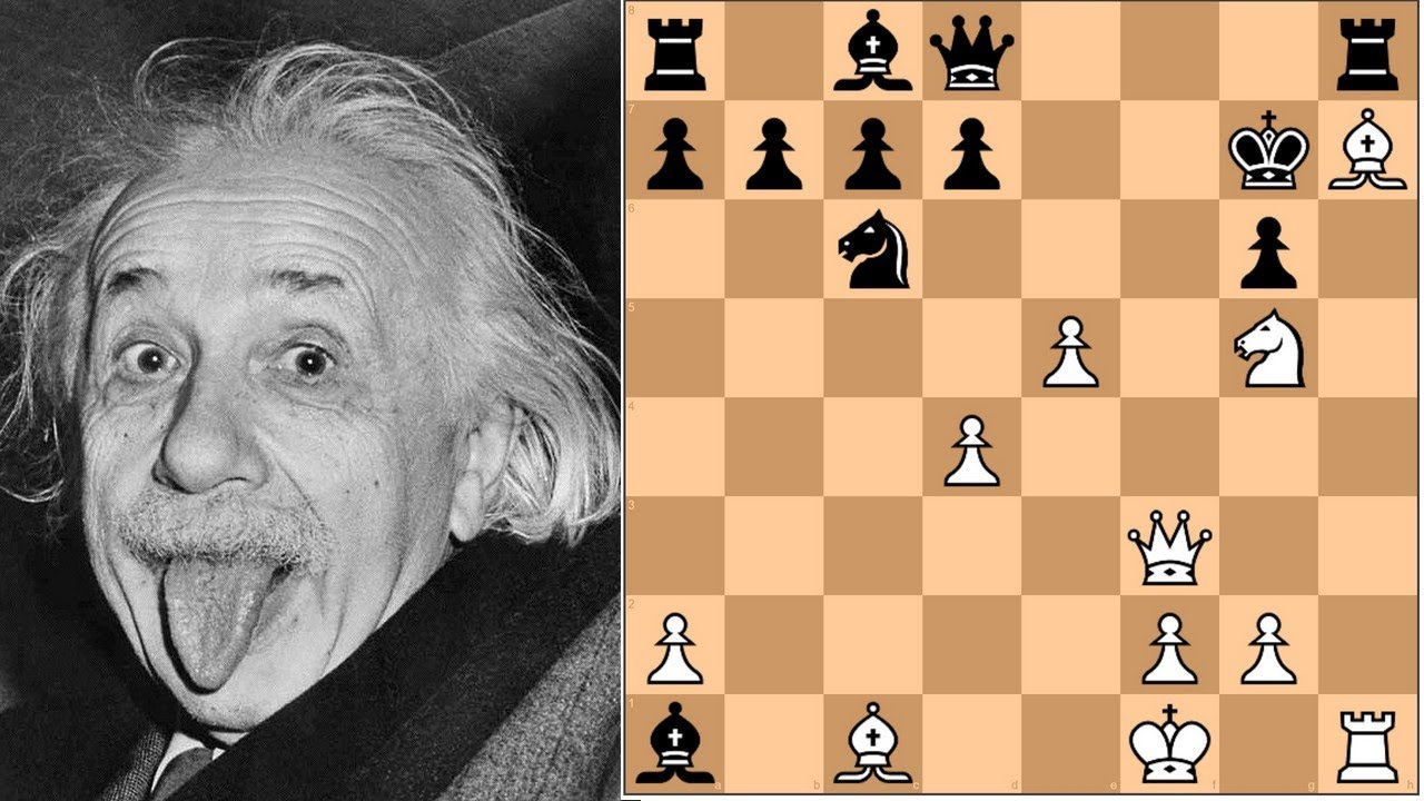 SZACHY 357# Wybuchowe partie Alberta Einsteina. Einstein vs Oppenheimer. Partia włoska i hiszpańska