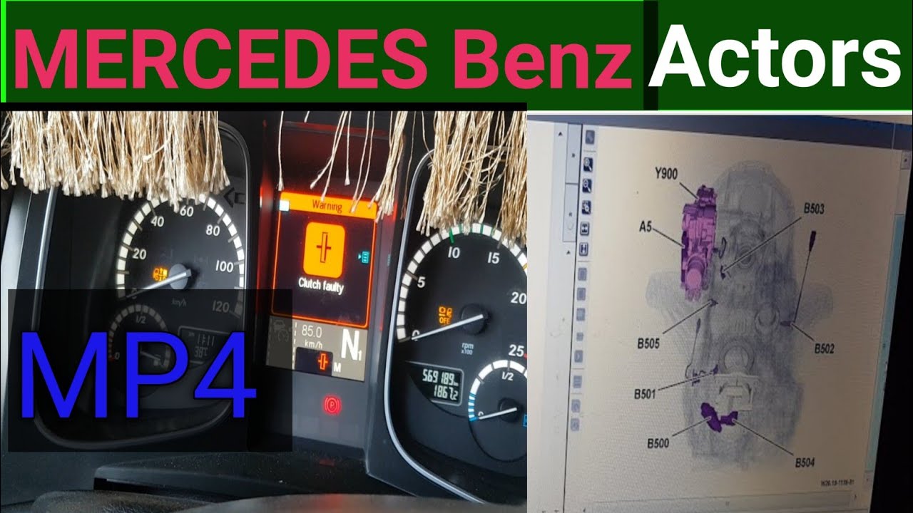 Mp4 Clutch Travel Sensor and Countirshoft Sensor MERCEDES Benz Actors 1952 B1 B2 503,502