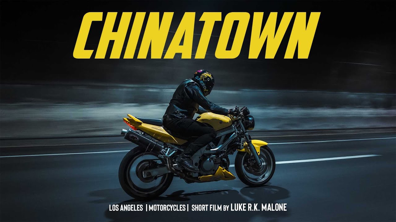 CHINATOWN | DTLA Motorcycle Cinematic Ride | 4k