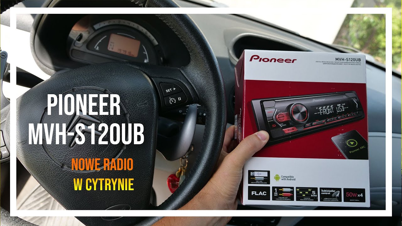 Radio samochodowe PIONEER MVH-S120UB | Test i recenzja