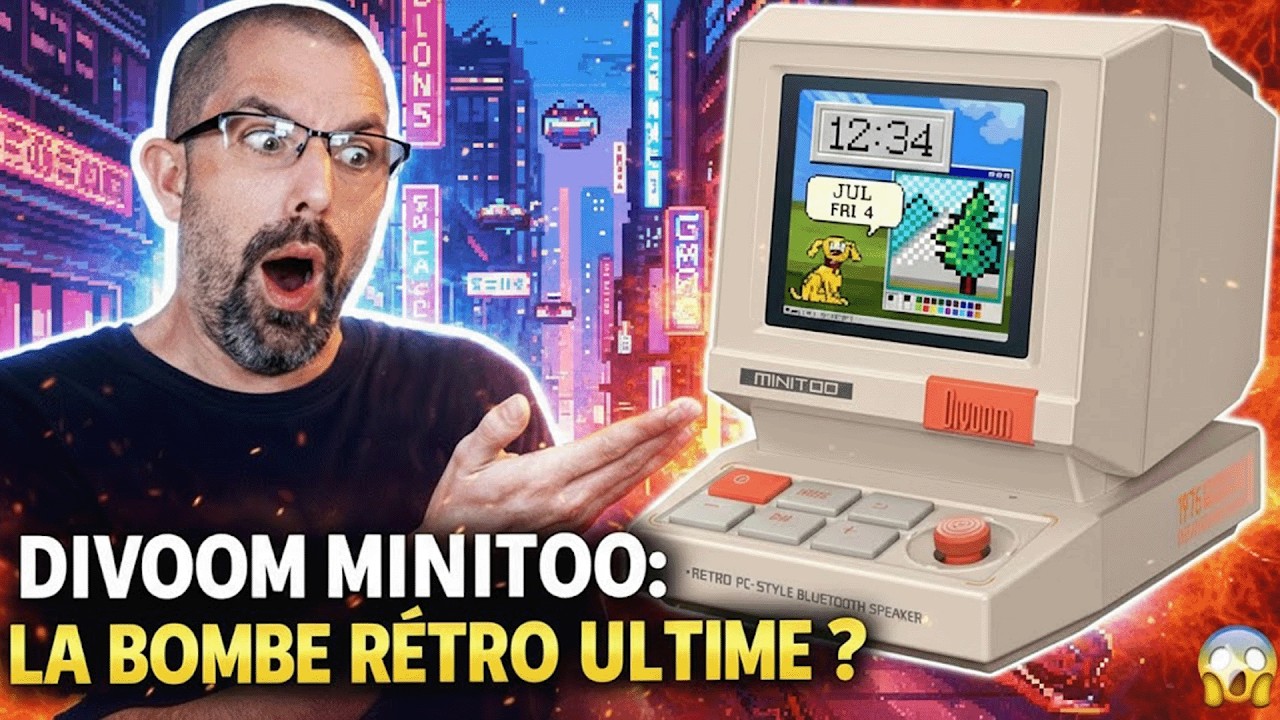 Divoom MiniToo : Un vent de nostalgie Pixel Art !