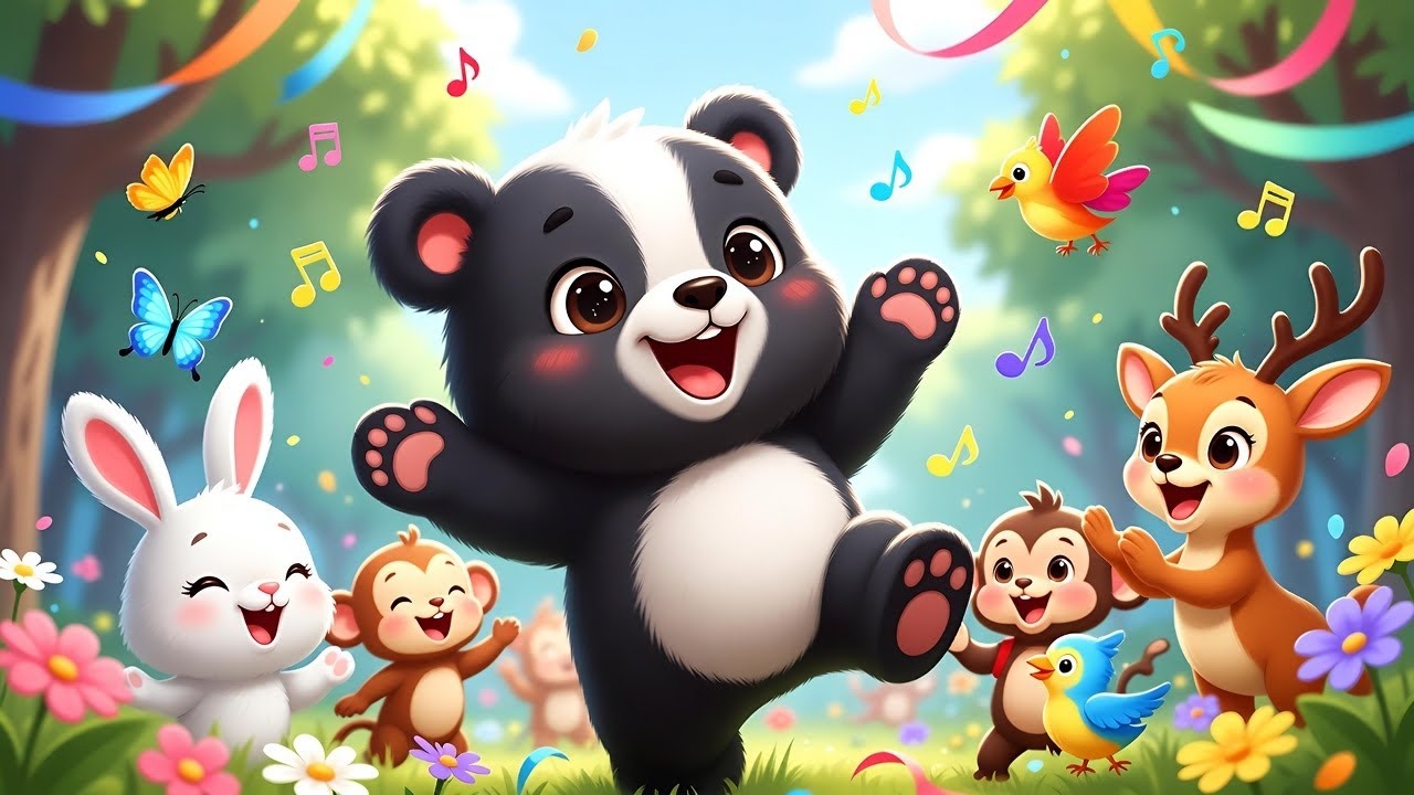 নাচে নাচে ভাল্লুক 🐻🎵 | বাংলা ছড়া গান | Kids Dance Cartoon | Chora Toon#cartoon 
