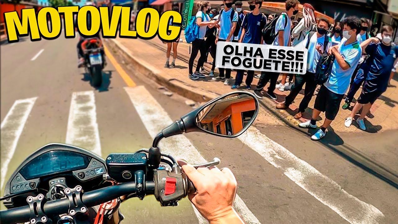 CAUSAMOS DE HORNET SÓ O CANO NA PORTA DOS COLÉGIO!! 🔥😂