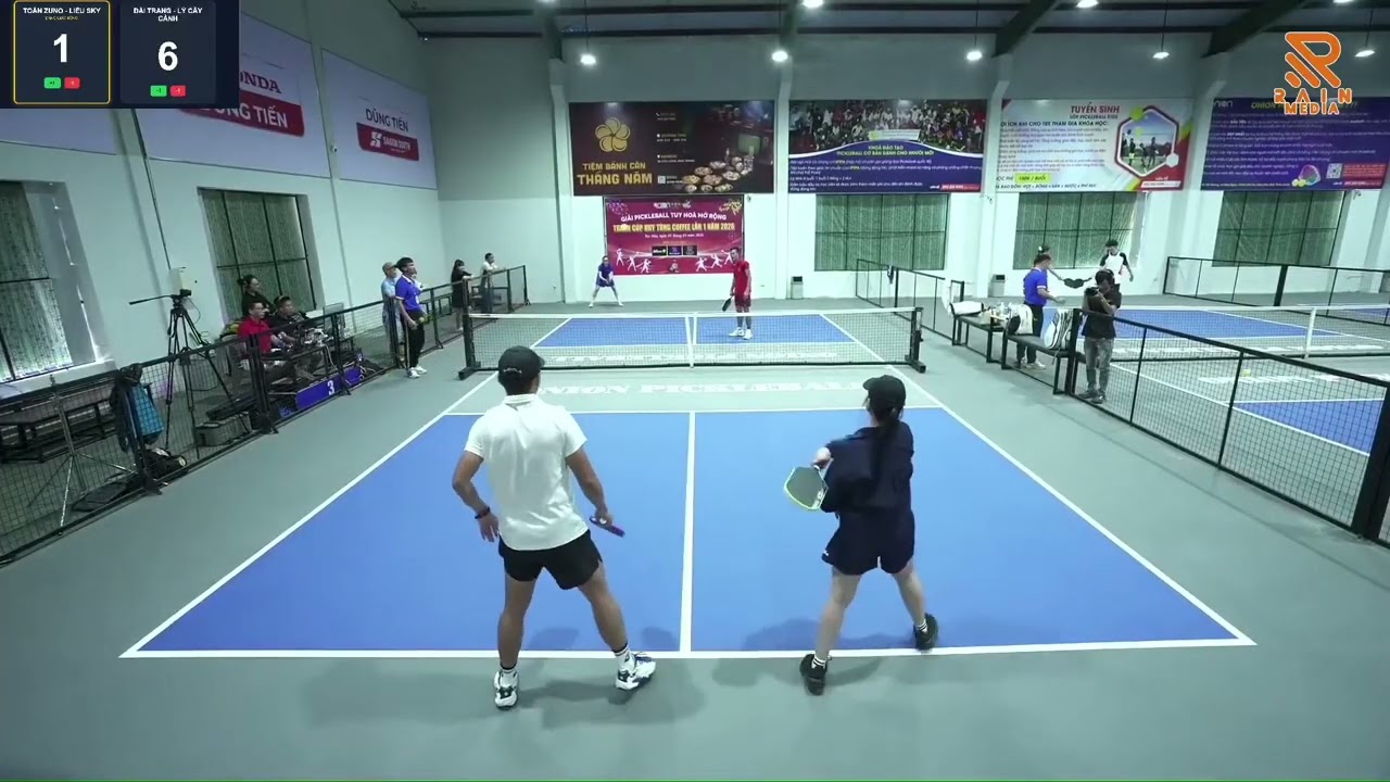 Full trận Toán Zuno/ Liễu Sky - Lý/ Đài Trang - Nội dung 4.8 Giải Pickleball Tuy Hoà Open