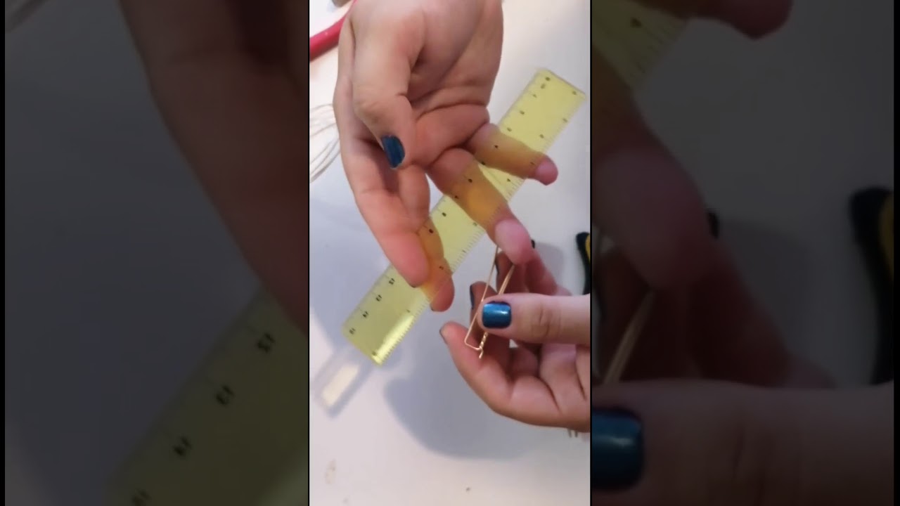 How to make a wire hair comb