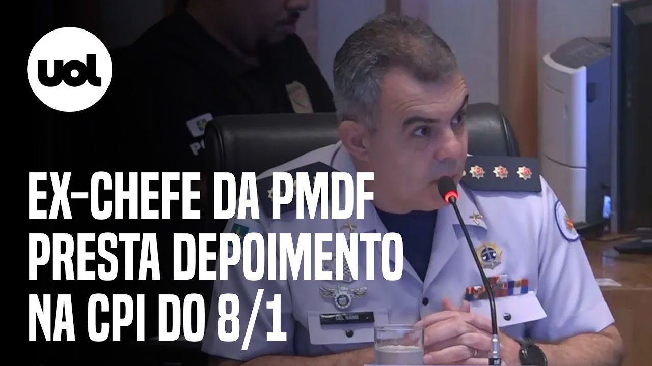 🔴 CPI do 8/1 ao vivo: Coronel Jorge Eduardo Naime, ex-chefe da PM do DF, presta depoimento