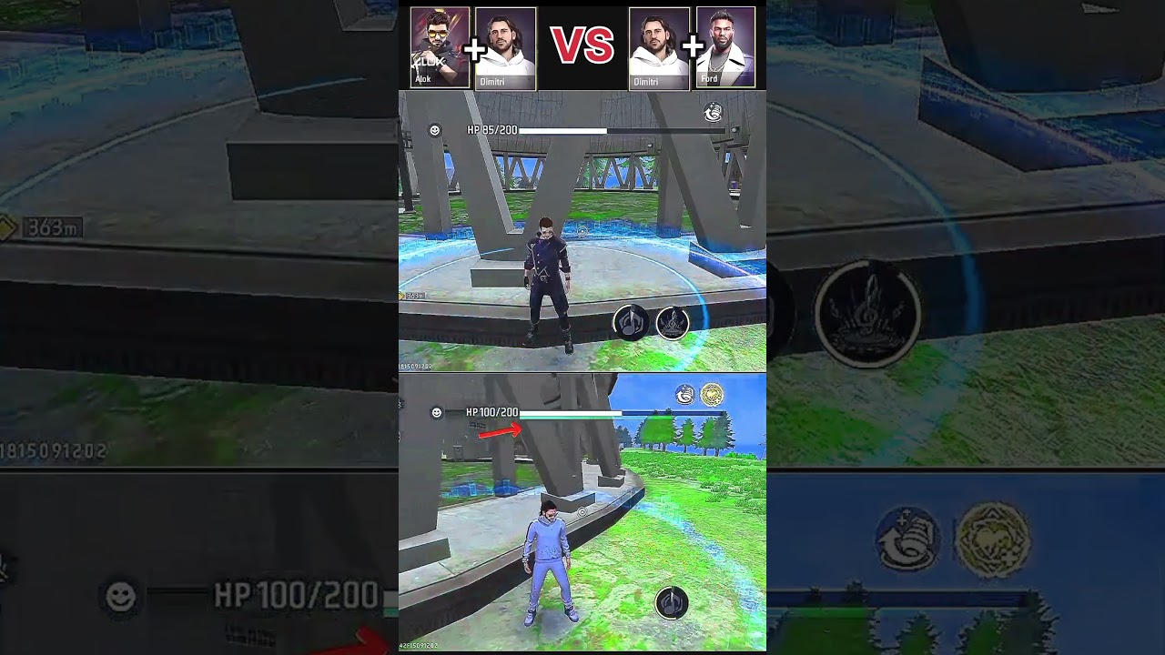 alok Dimitri vs Dimitri ford ablity test💥👑👍💥 