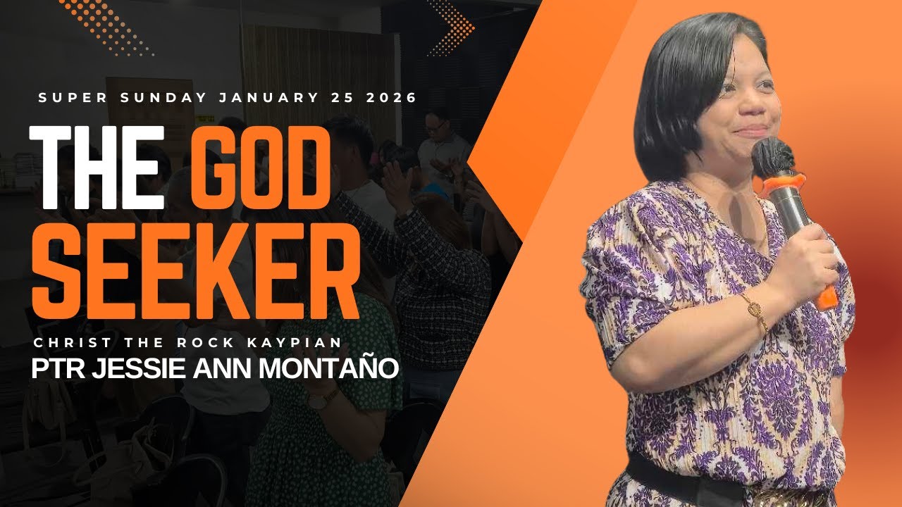 THE GOD SEEKER By Ptr Jessie Ann Montaño