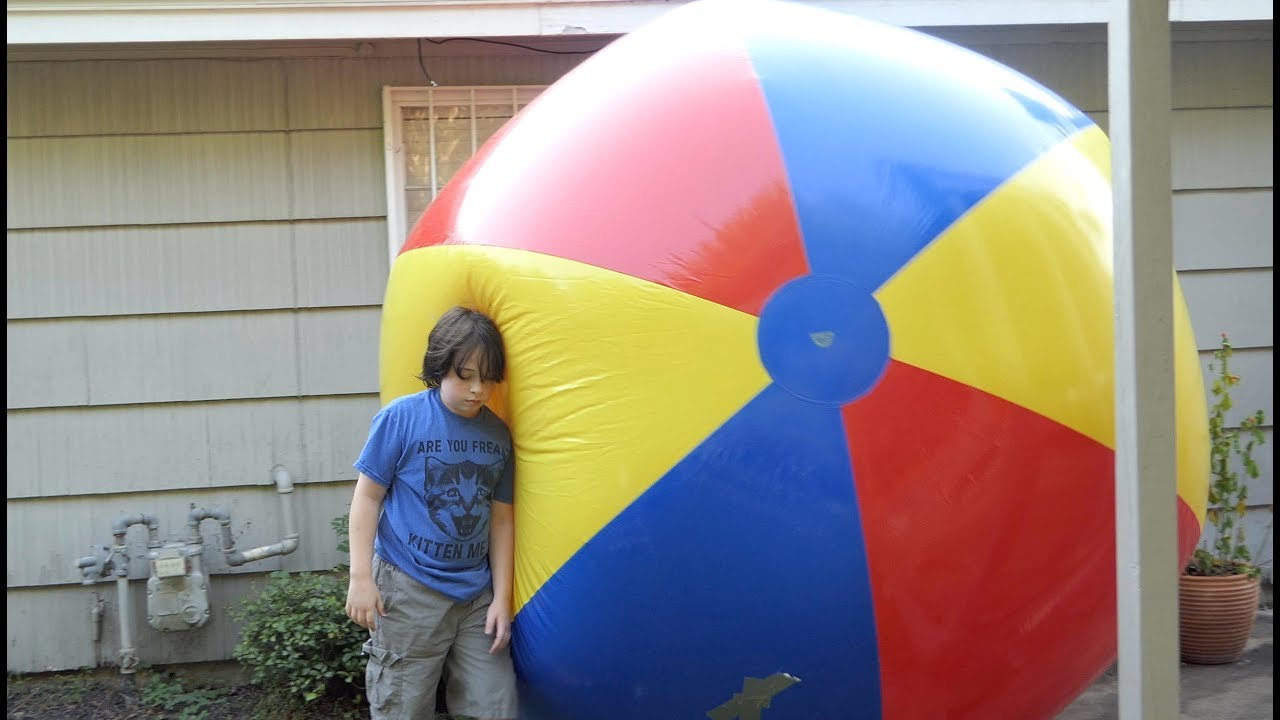Giant beach ball FAIL!