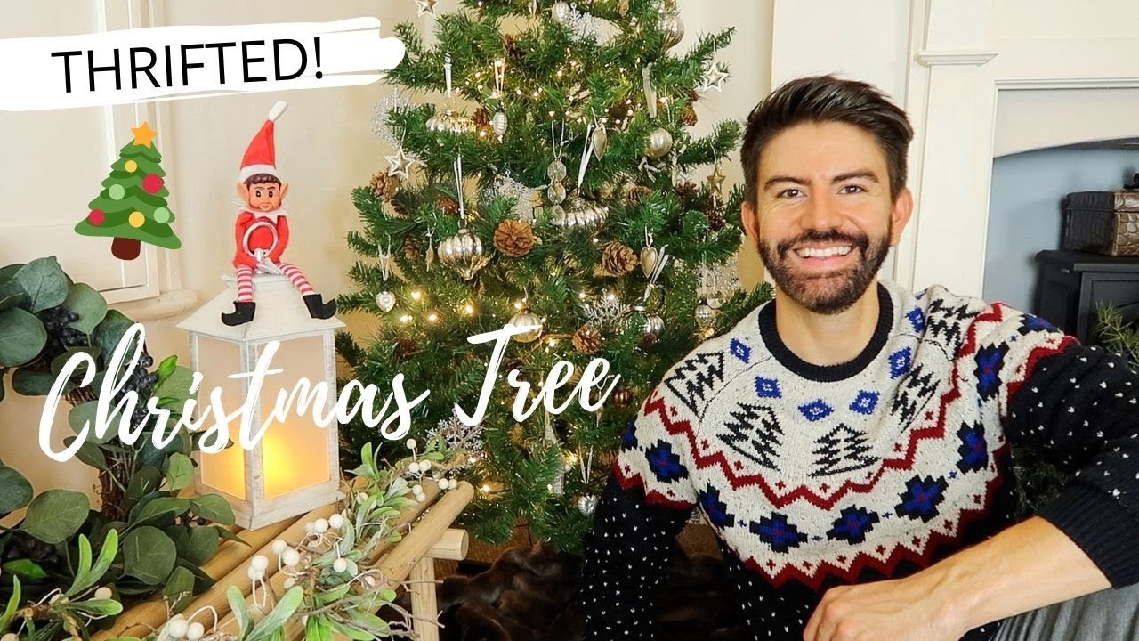 DECORATING MY £4 CHARITY SHOP CHRISTMAS TREE! WHITE COMPANY STYLE ON A BUDGET | MR CARRINGTON 2020