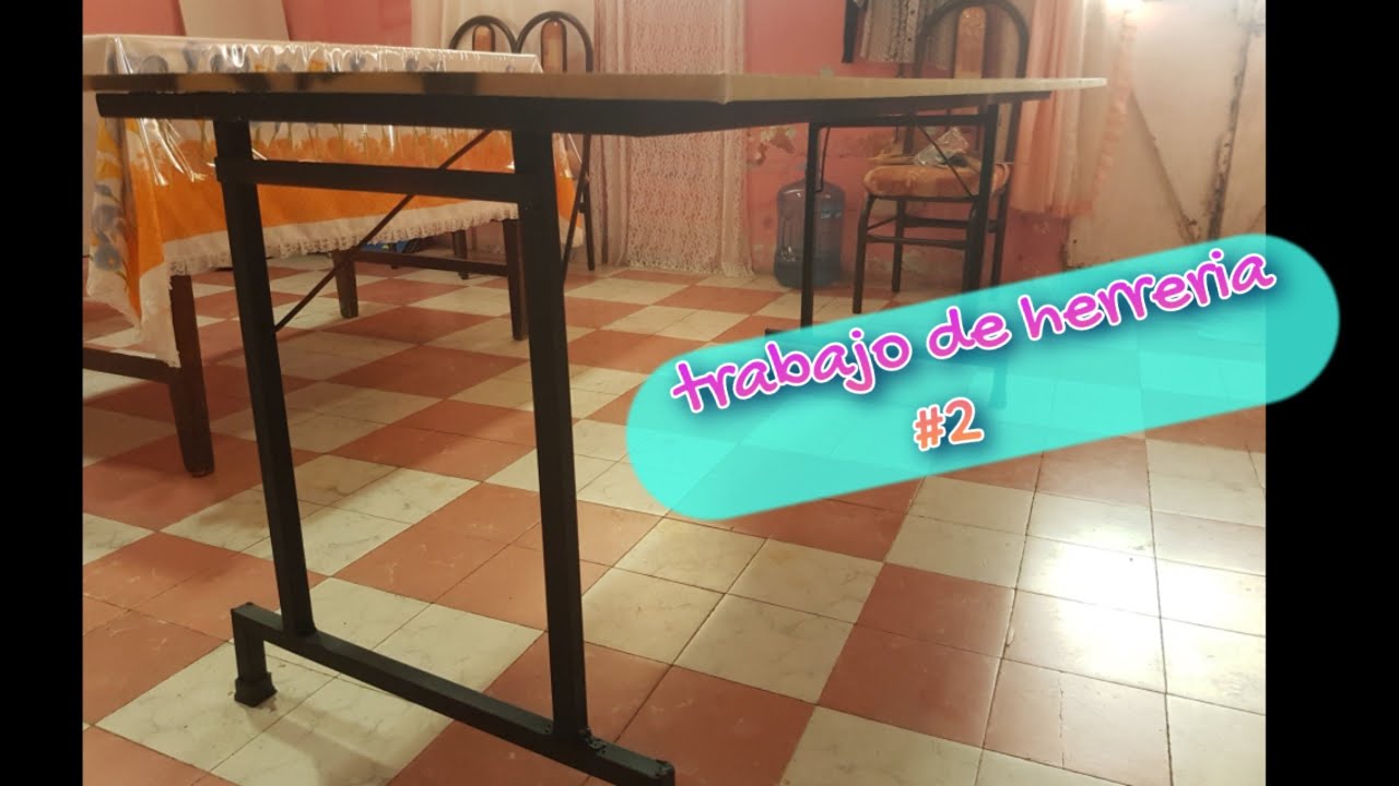 así hice una mesa plegable. #2