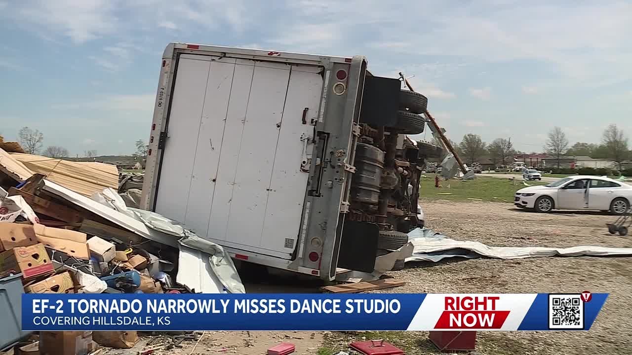 'It was right on top of us': Miami County dance students hid in closet as tornado passed nearby
