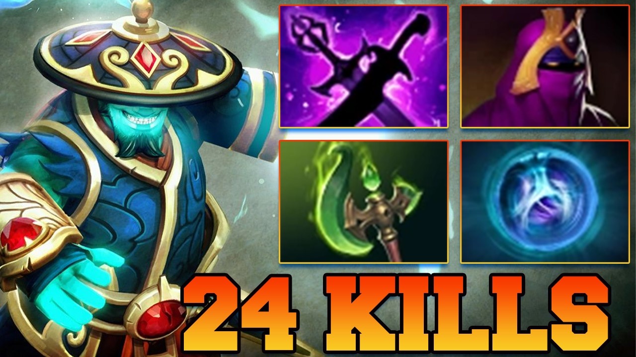 24 Kills Storm Spirit Dota 2 !! Storm Spirit Pro Mid Lane Gameplay Guide Build 7.40