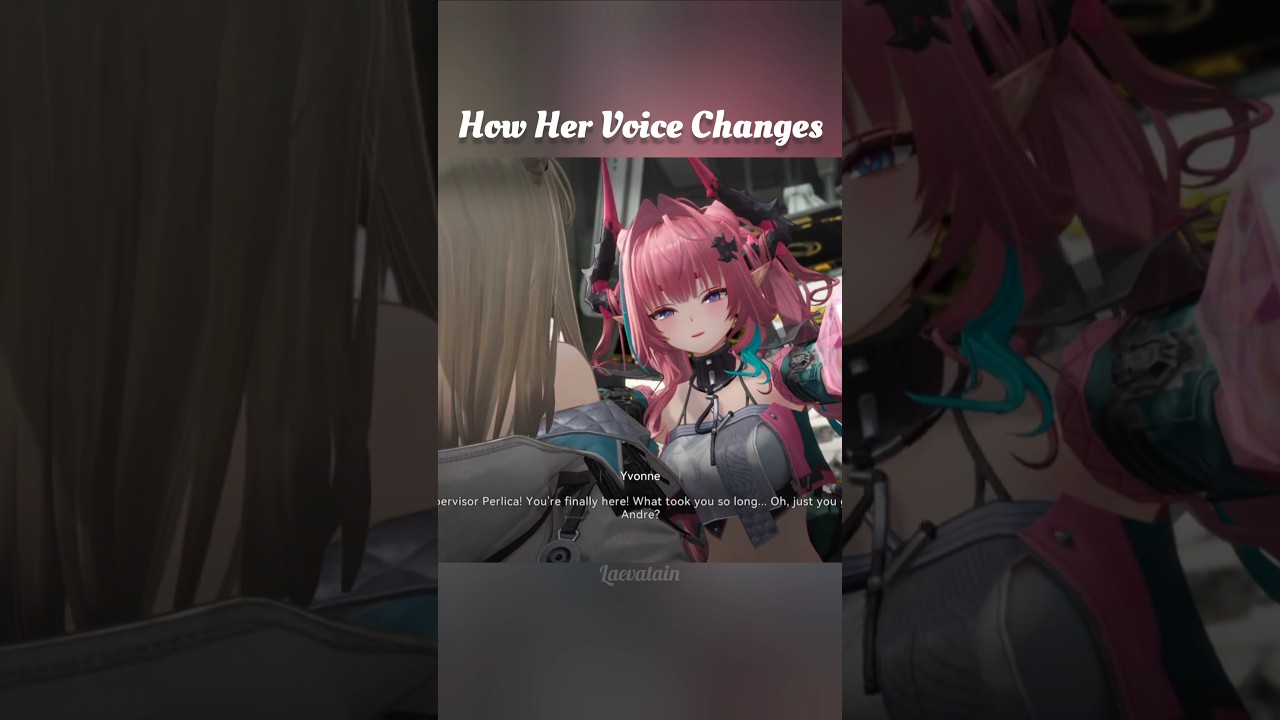 Yvonne Changes her Voice so cute 