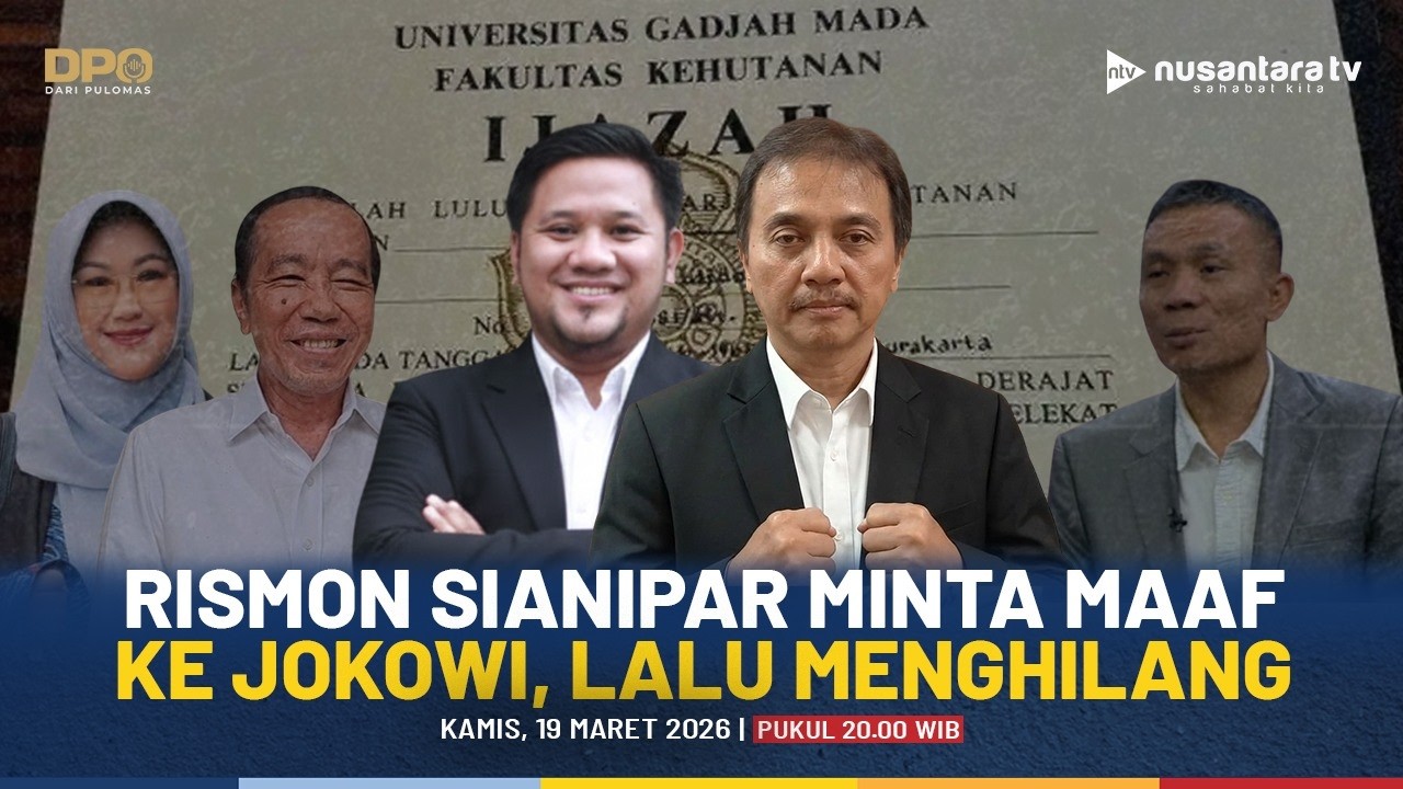 [LIVE] Rismon Sianipar Minta Maaf ke Jokowi, Lalu Menghilang | DPO PODCAST