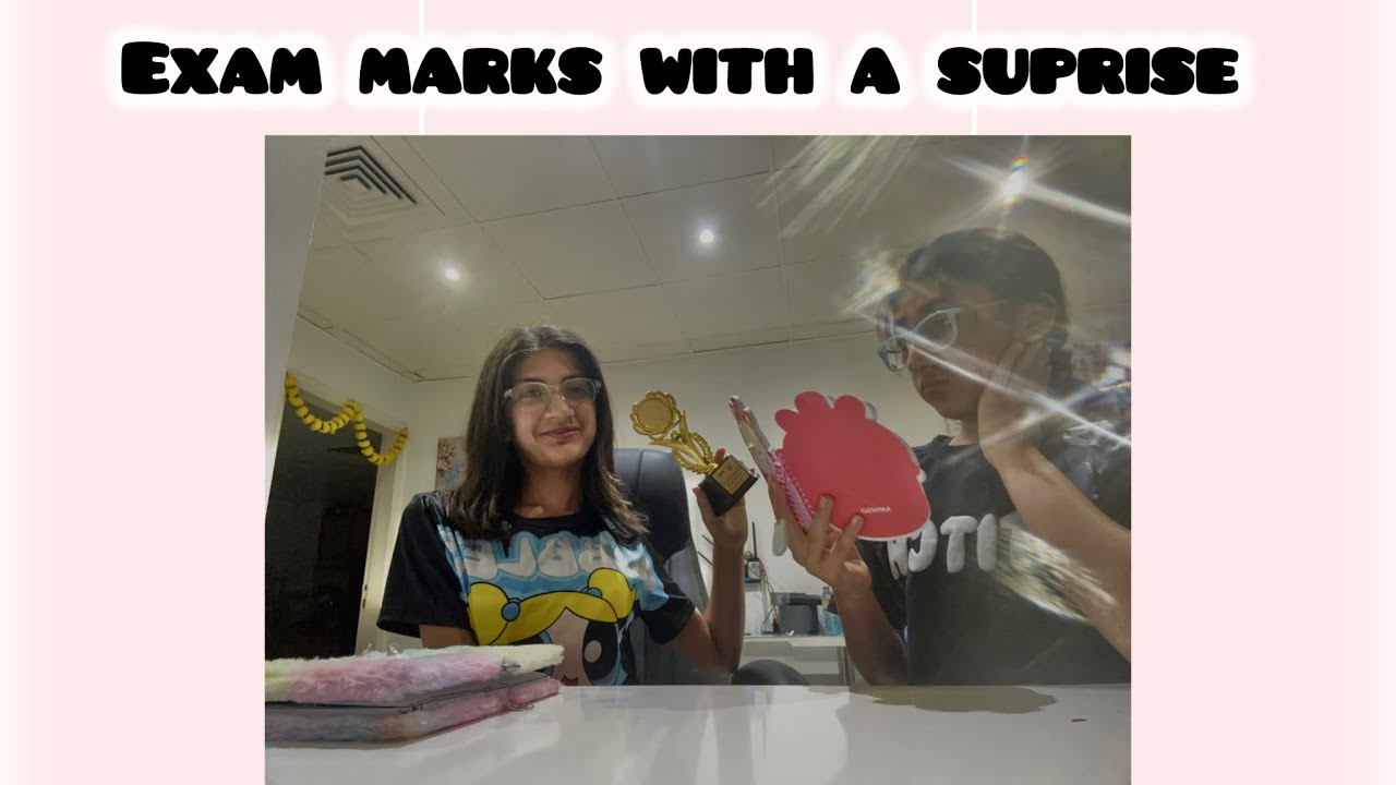 Exam marks with a suprise 