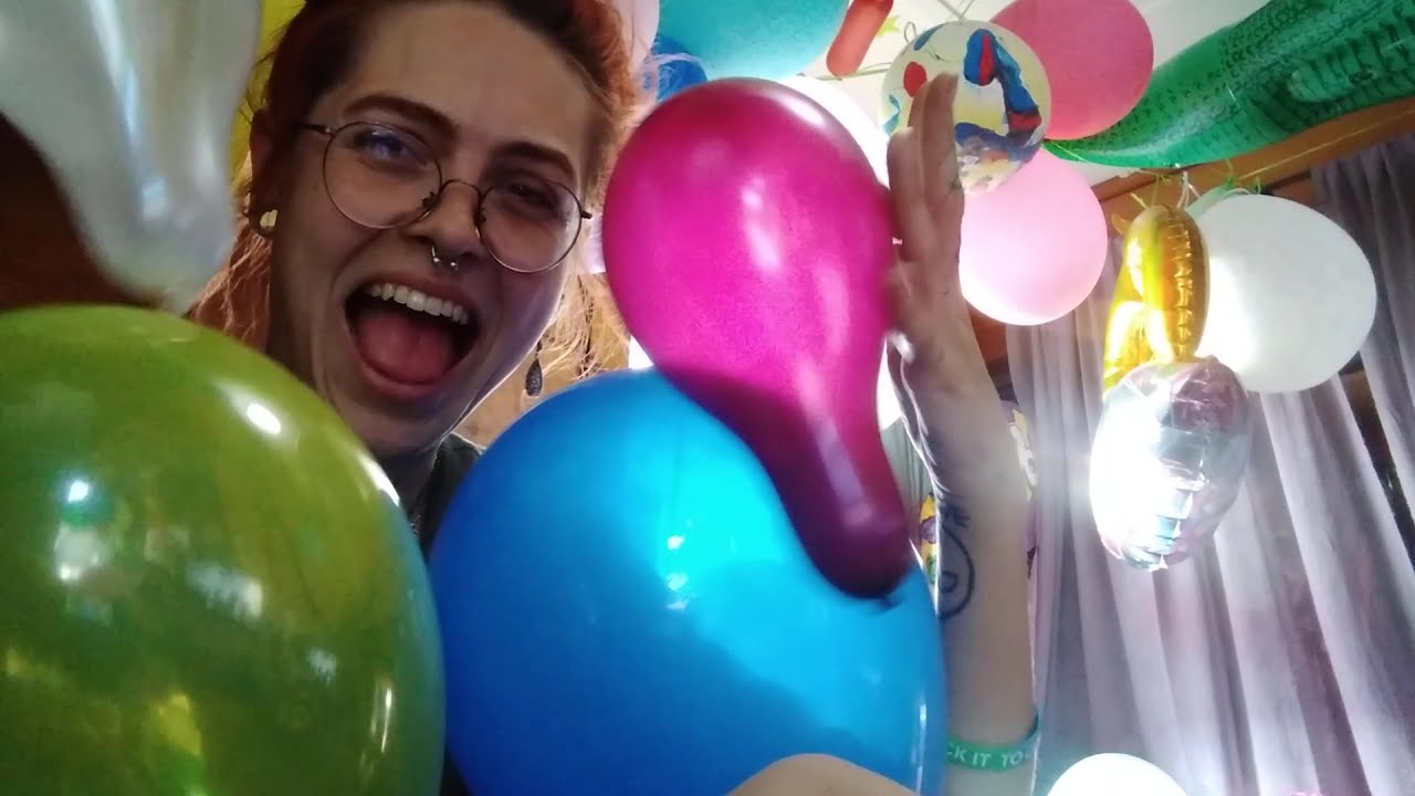 non pop balloon fun / beautiful balloons / sick day activities & distractions